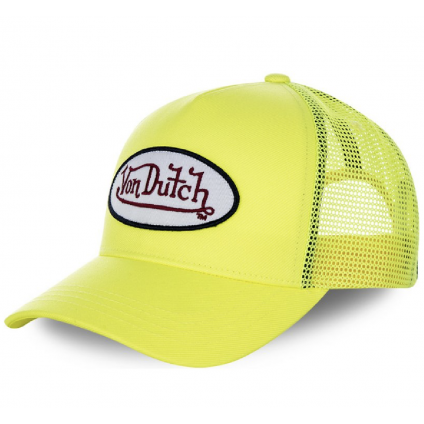 Casquette Von Dutch Jaune Fluo