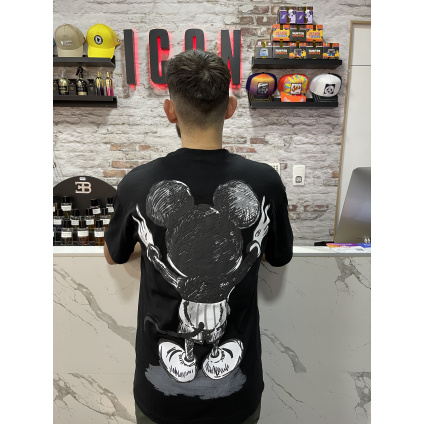 T-shirt Mickey Noir