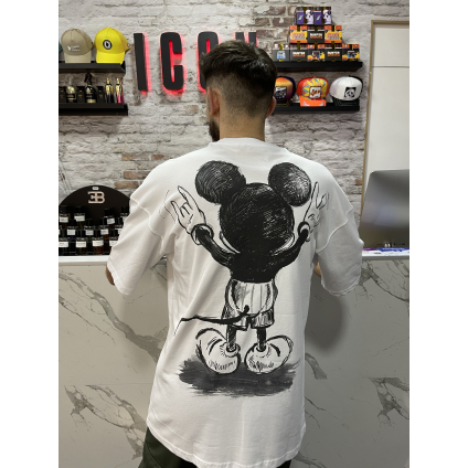 T-shirt Mickey Blanc