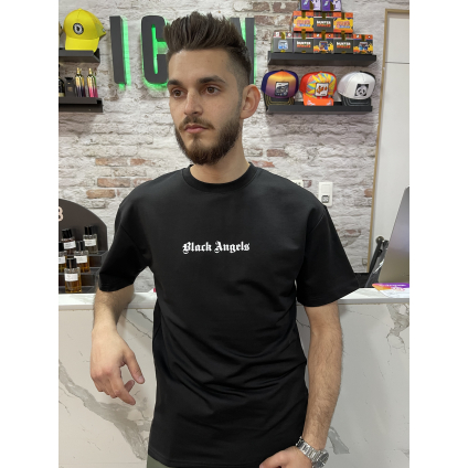 T-shirt Black Angels Noir