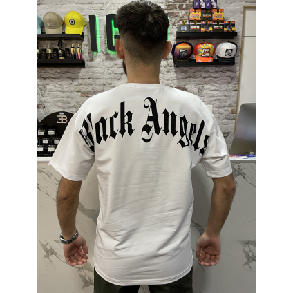 T-shirt Black Angels Blanc