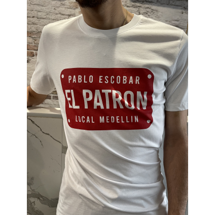 T-shirt El Patron Blanc et...