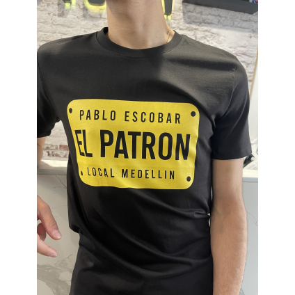 T-shirt El Patron Noir et...